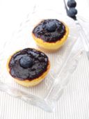 Mini cheesecake di ricotta e mascarpone ai mirtilli