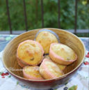 Muffin con uva passa e pinoli