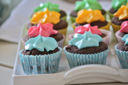 Cupcakes "multicolori" al cacao