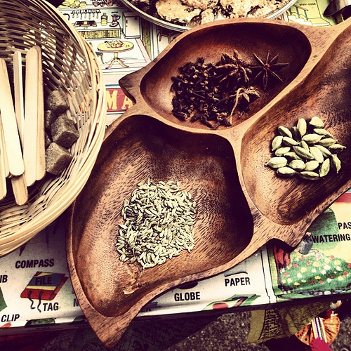 Un indian Chai (take away). E il vostro?