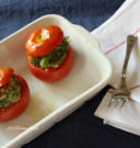 Pomodori ripieni con farro al pesto