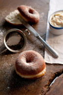 Ciambelline ripiene di Crema di Ricotta (Zeppole Calabresi con la Ricotta) e...Auguri! :-D