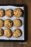 Cookies all'avena e uvetta