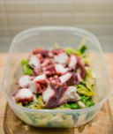 La mia prima schiscetta: insalata di polpo e scarola