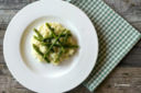 Risotto con asparagi pere e gorgonzola