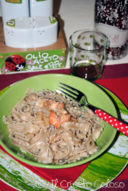 Ricciolina con asparagi e gamberi