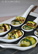 Rotolini di zucchine con Losa di Capra alla menta