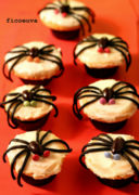 Spider cupcakes