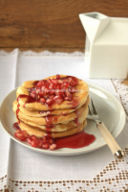 Pancakes con melagrane