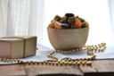 Mandarini al cioccolato con granella di pistacchi