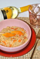 Risotto con peperoni, mela e Asiago