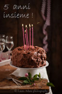 5 anni insieme! (Dolce al doppio cioccolato - double chocolate cake)