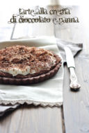 Tarte alla crema di cioccolato e panna