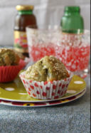 Muffin al tè verde Matcha e caciotta dolce