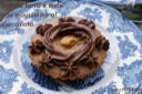 Tortina farro e mele con mousseline al cioccolato