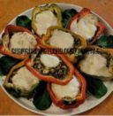 Peperoni ripieni con zucchine