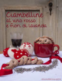 Ciambelline al vino rosso con i fiori di lavanda