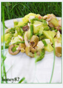 INSALATA DI CALAMARI E ASPARAGI SELVATICI