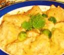 Petto di pollo allo zafferano e curry