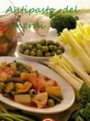 Antipasto di verdure e tonno sottovetro
