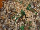 Per fare li sampignon rolè (funghi gratinati),