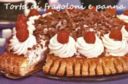 Torta di fragoloni e panna