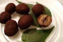 Castagne ricoperte di cioccolato