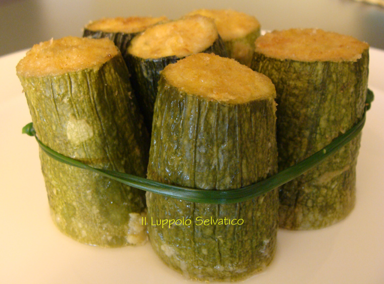 Tronchetti di zucchine ripieni