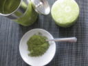Pannacotta al Matcha con Salsa di Loti