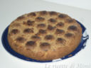 Crostata con budino e amaretti