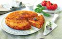Frittata di spaghetti basilico, olive e capperi