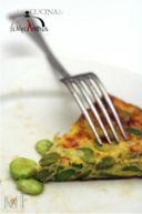 frittatina di fave e ricotta salata