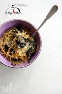 spaghetti frigitelli e ricotta salata