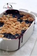 crumble di mirtilli