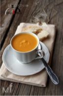 zuppa di zucca e latte di cocco