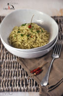 aglio (orsino), olio e peperoncino