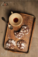 biscuits craquelés au chocolat