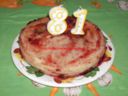 Torta dietetica di compleanno