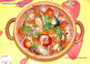 Padellata di pesci e crostacei