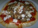 pizza con melanzane grigliate