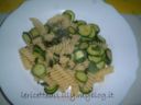 fusilli con zucchine saltate alla menta