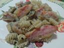 Pasta con carciofi e triglie