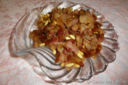 Ricetta con prosciutto crudo,uvetta e pinoli