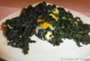 Uova e spinaci in padella