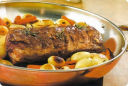 Lombata di agnello arrosto.