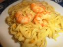 Pasta: tagliolini con agrumi e gamberetti