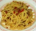 Ricetta con pomodori secchi: spaghetti con funghi e pomodori secchi