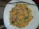 Insalata di riso con melone