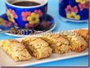 Cantucci al limone e pistacchio.