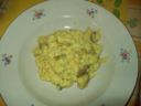 Risotto con carciofi, curcuma e gorgonzola piccante